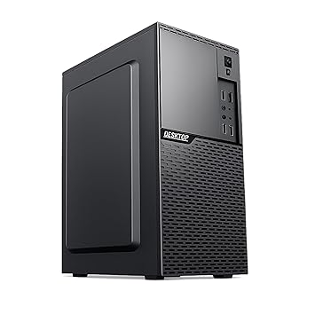i3 Desktop Computer (I3 3220) | 8GB DDR3 RAM | 128GB SSD | Windows 11 | 64 Bit Licensed | MS Office | HDMI, VGA, WiFi | Premium Design PC for Home & Office
