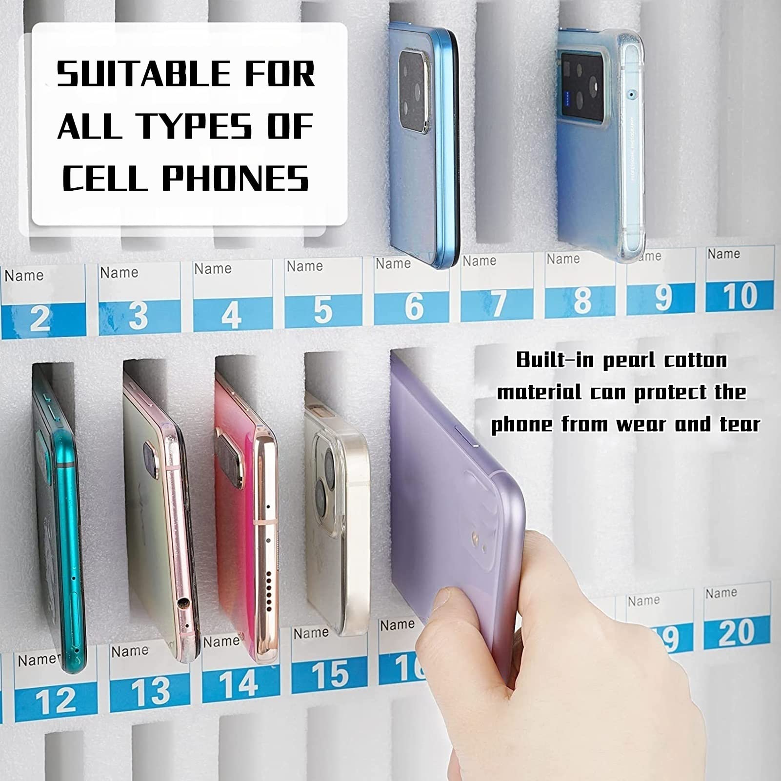 las de teléfono montadas en la pared armario de almacenamiento de aleación de aluminio con asa y bloqueo de seguridad para teléfonos y opces de color seguras de 24 bits ideal para un