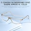 new vision reading glasses with magnetic closure reading glasses comfortable magnetic closure front reading glasses nv2904 reading aid for men and women (white c9 3.5 diopters)