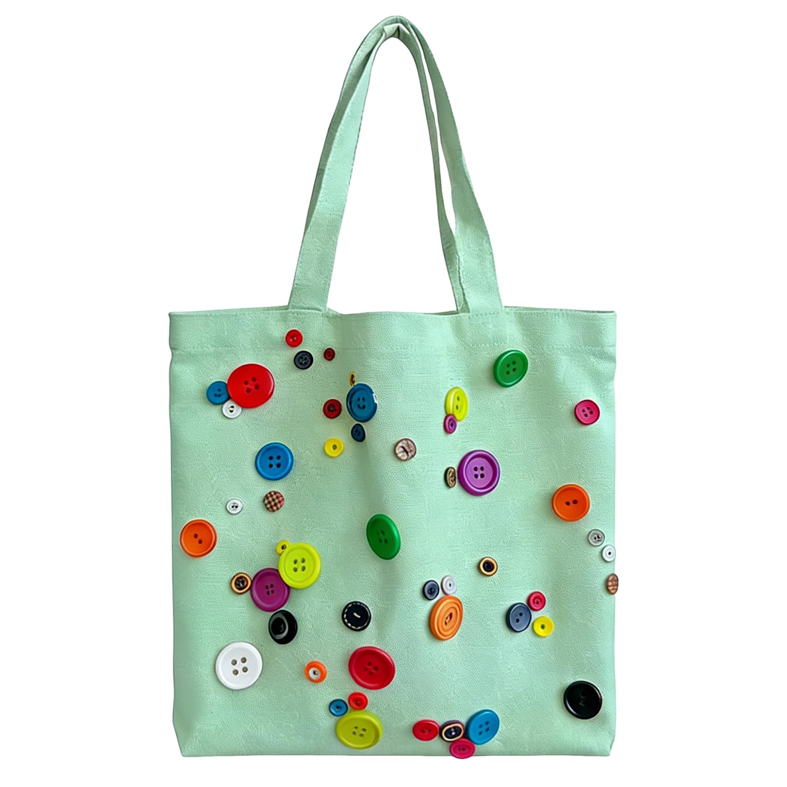Sac en toile léger de grande capacité cabas mode zippé - 8