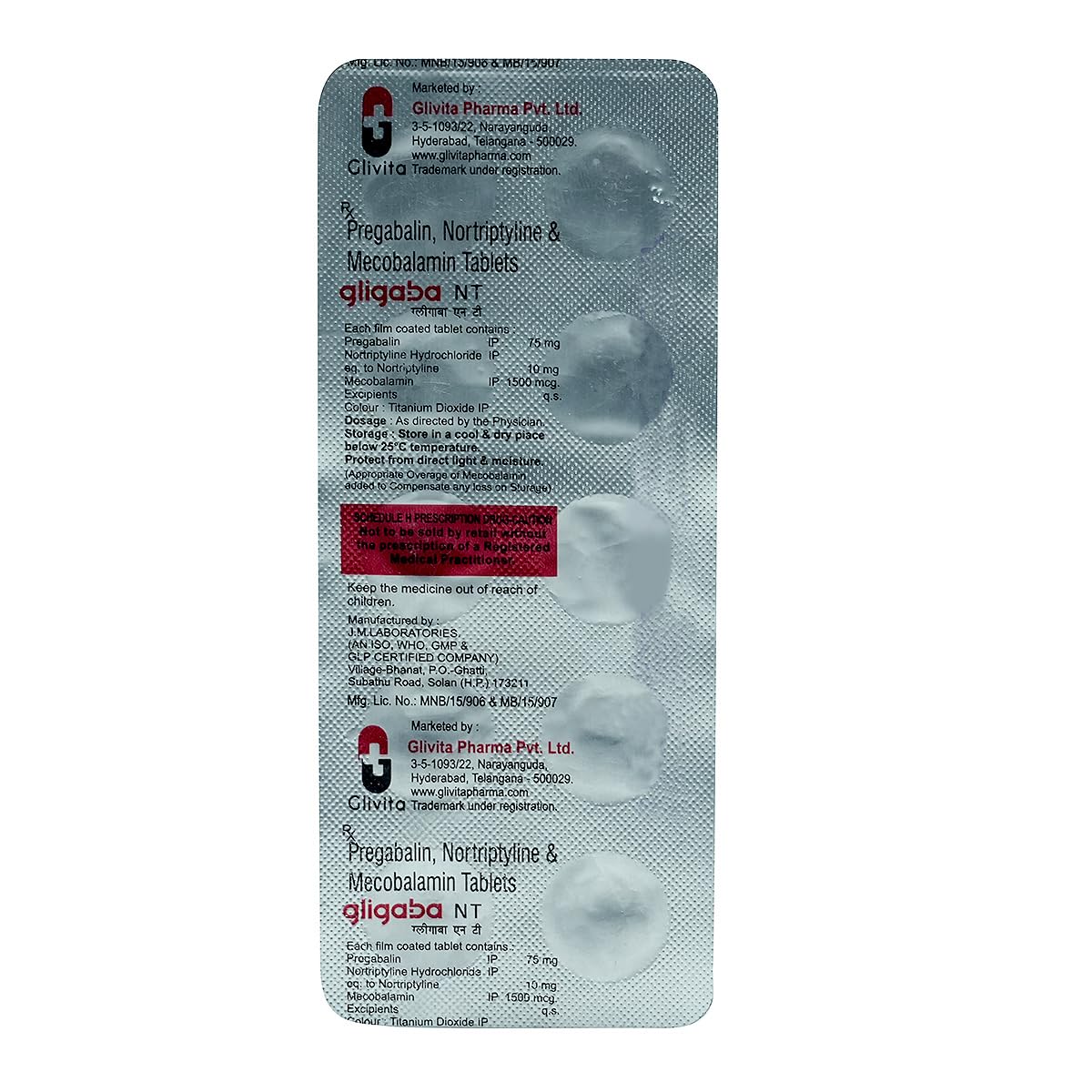 Gligaba NT - Strip of 10 Tablet