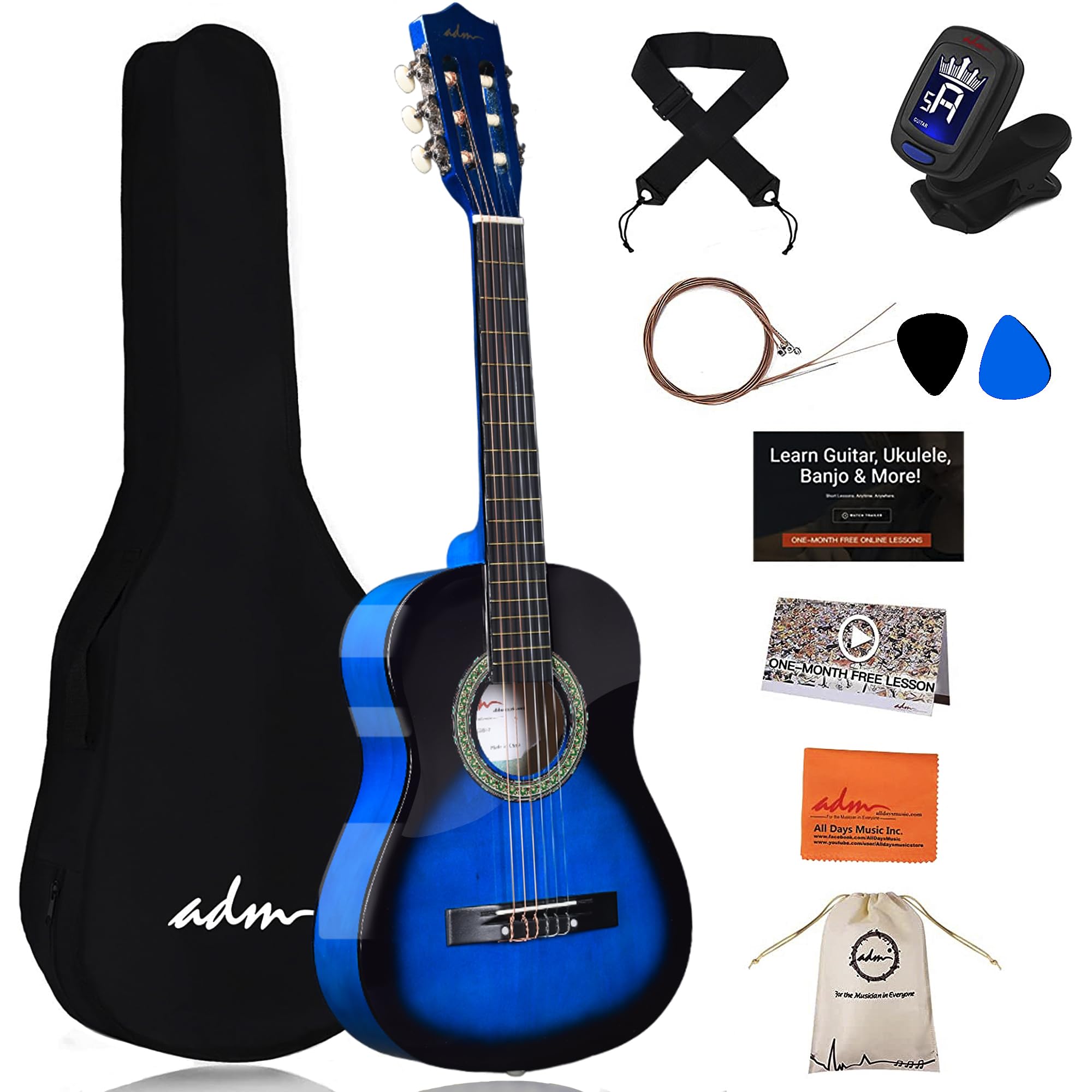 Classic Cantabile Acoustic Series AS-851 Chitarra Classica 7/8 Set Classic Cantabile Acoustic Series AS-851 Chitarra Classica 7/8 Set