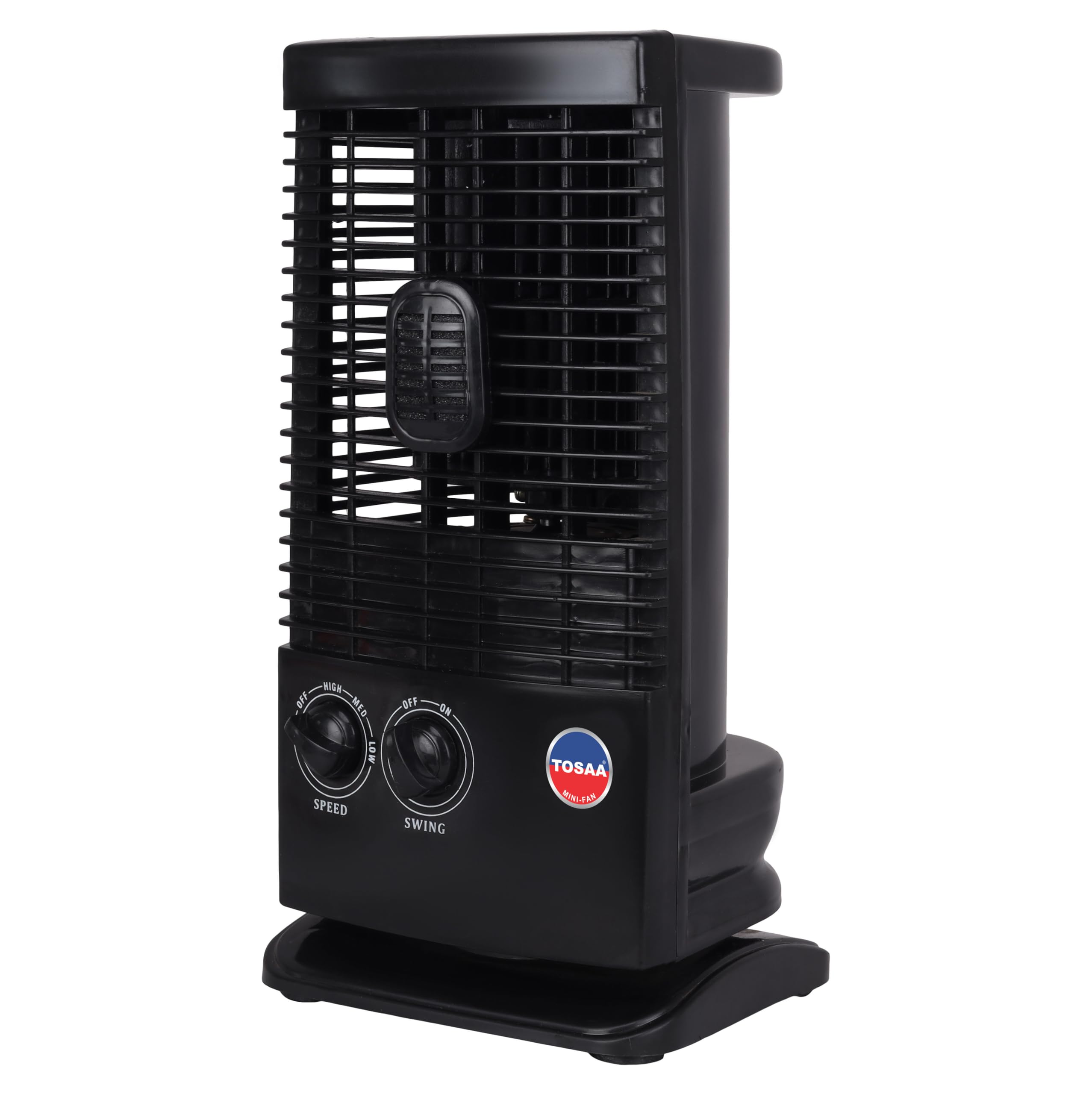 Tosaa Tower Fan Mini-Multipurpose Portable Oscillating Fan-3 speeds,Portable Desktop Fan (Black Tower Fan)-image-27