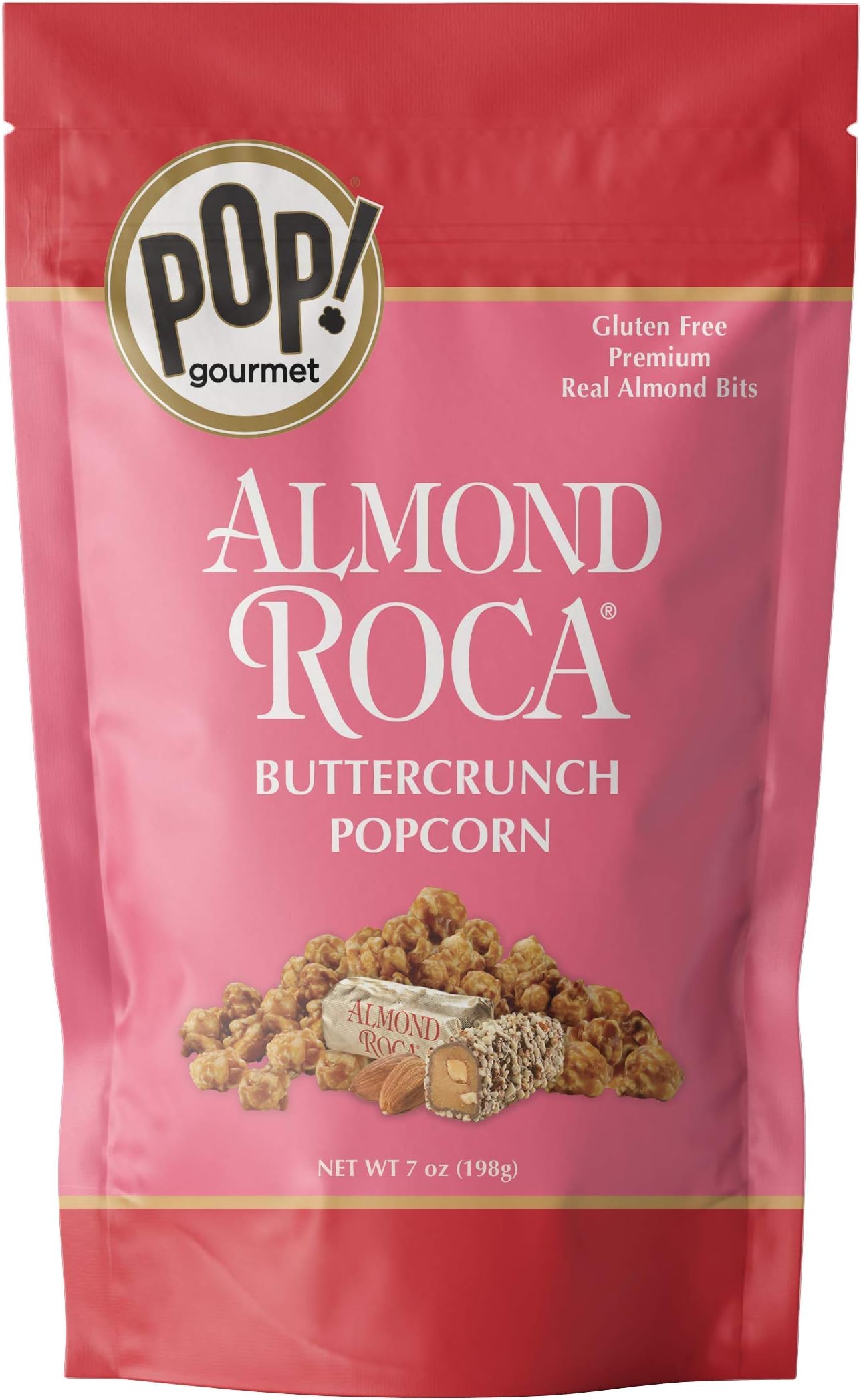 Almond Roca Butter Toffee Popcorn, by POP Gourmet, 7oz