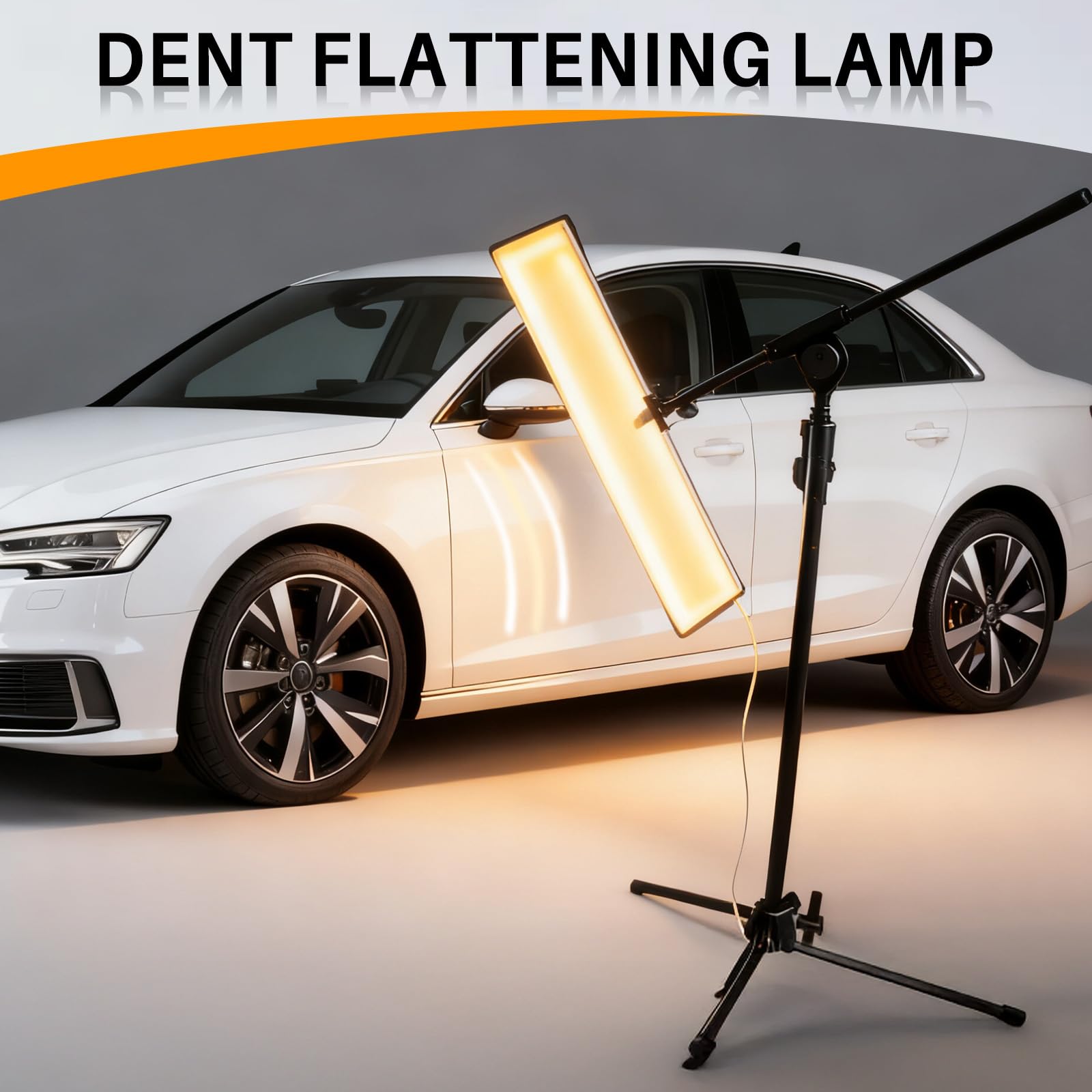 Lampe de débosselage sans peinture pour voitures, lampe LED 12 V CC avec support réglable, pour le débosselage sans peinture de voitures