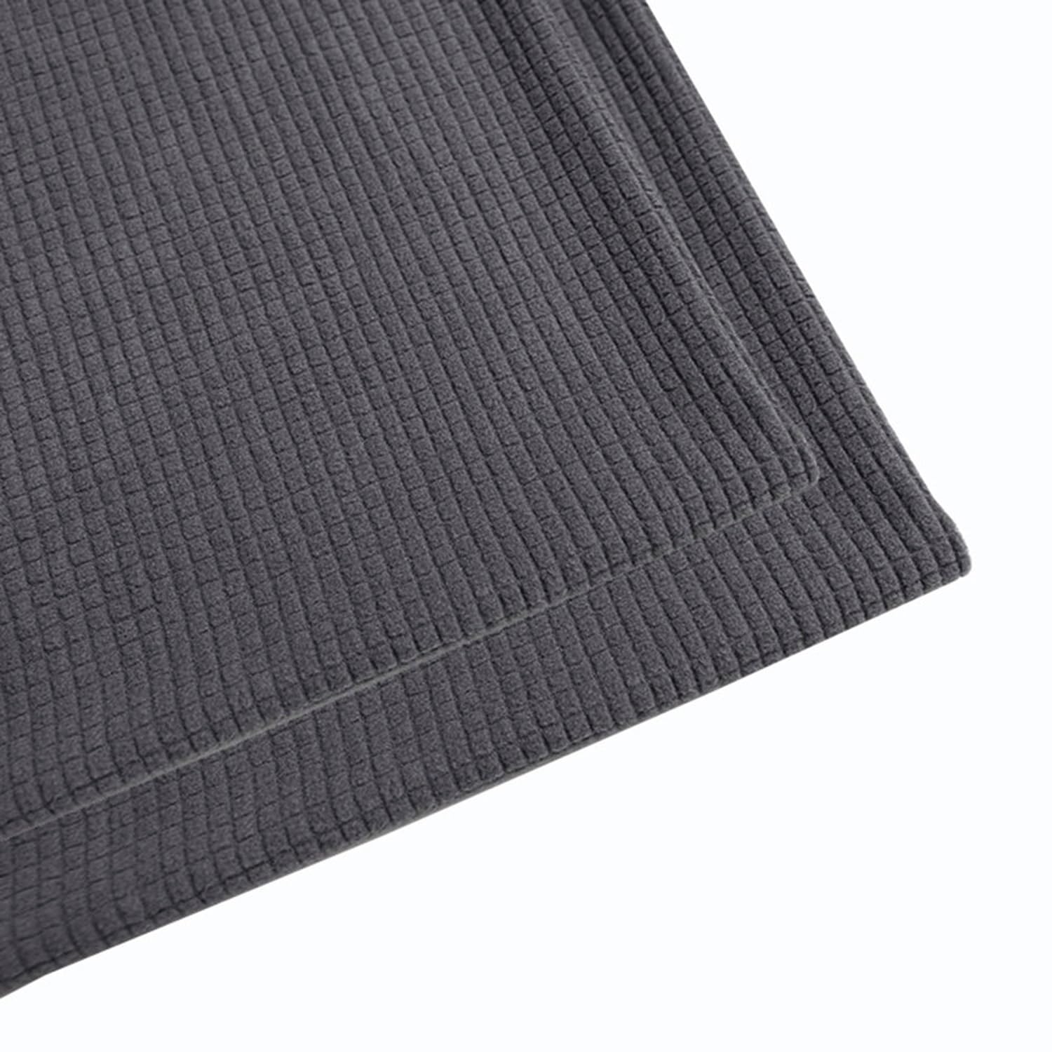 HKJGNH Set of 2 Pillow Covers Corduroy Soft Extra Large Cushion Covers For Living Room Sofa Super King Size Pillow Cases Decorative Couch Pillowcases(H4,2pcs 90x90 cm (36x36 in))