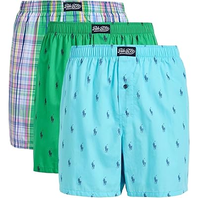 Polo Ralph Lauren Woven Boxers hammond blue/greendale plaid/vineyard green