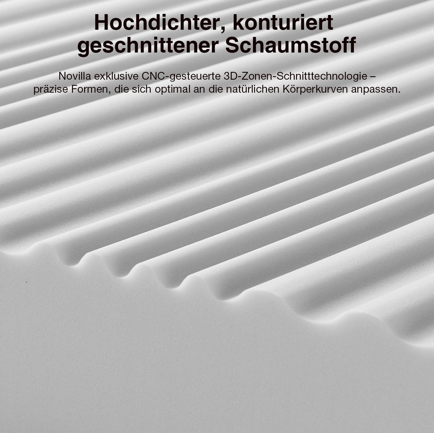 Novilla 140x200 cm Matratze Kaltschaummatratze H3/H4 Härtegrad 7-Zonen Komfortschaum Matratzen Atmungsaktiver Komfort Rollmatratze mit Abnehmbarer Stoffbezug Oeko-TEX Höhe 18 cm