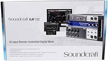 Amazon.com: Soundcraft Ui12 12 Input Digital Mixer w/Wifi+App