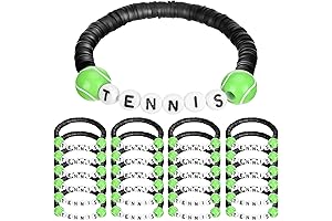 Tennis Themed Party Favors - 24 Pack Sports Bracelets