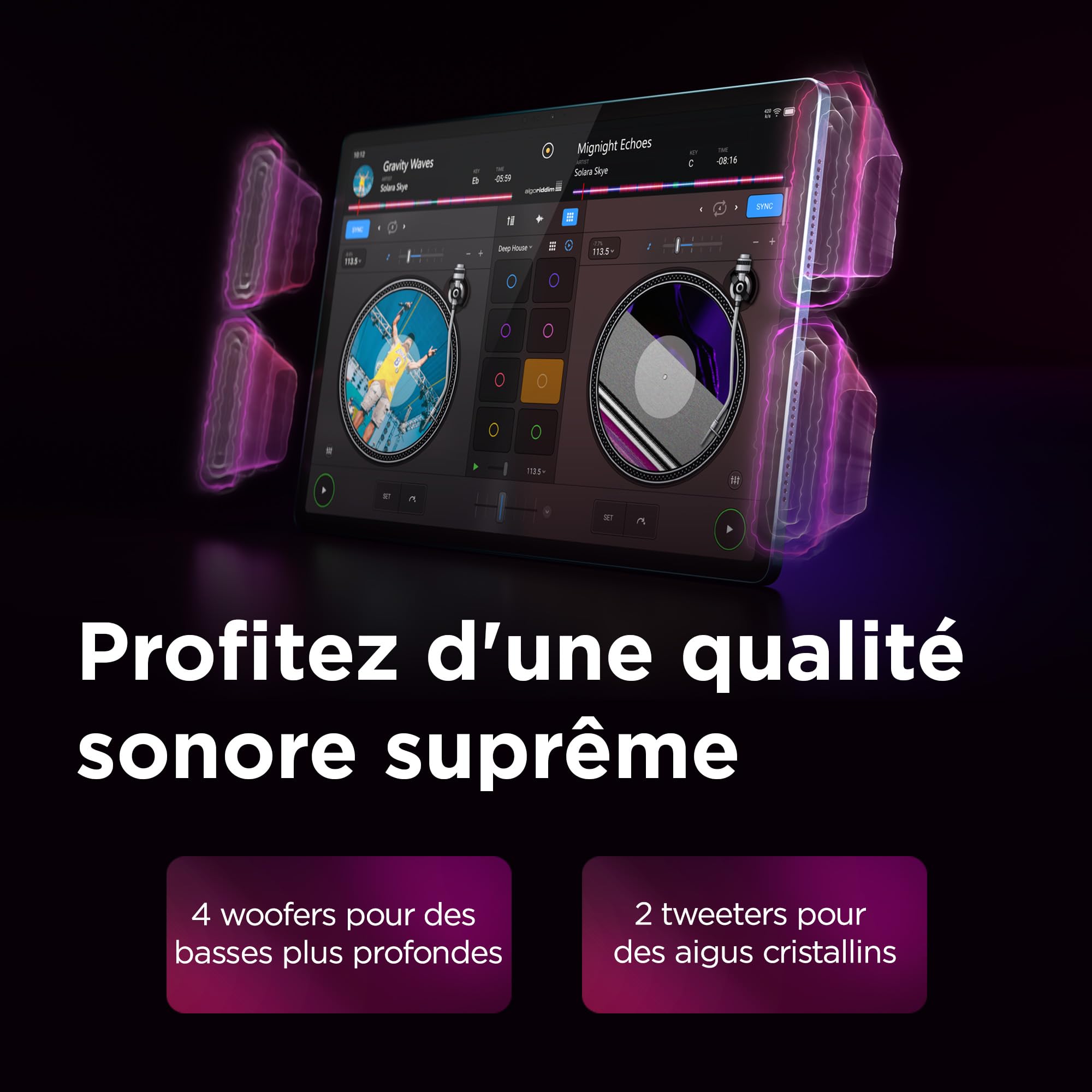 Lenovo Yoga Tab Plus - Tablette Tactile 12.7'' 3K, 144Hz (Qualcomm Snapdragon 8 Gen 3 Mobile Platform, 8Coeurs, RAM 16Go, UFS 4.0 256Go, Wifi7 + Bluetooth) Lenovo Tab Pen Pro - Seashell