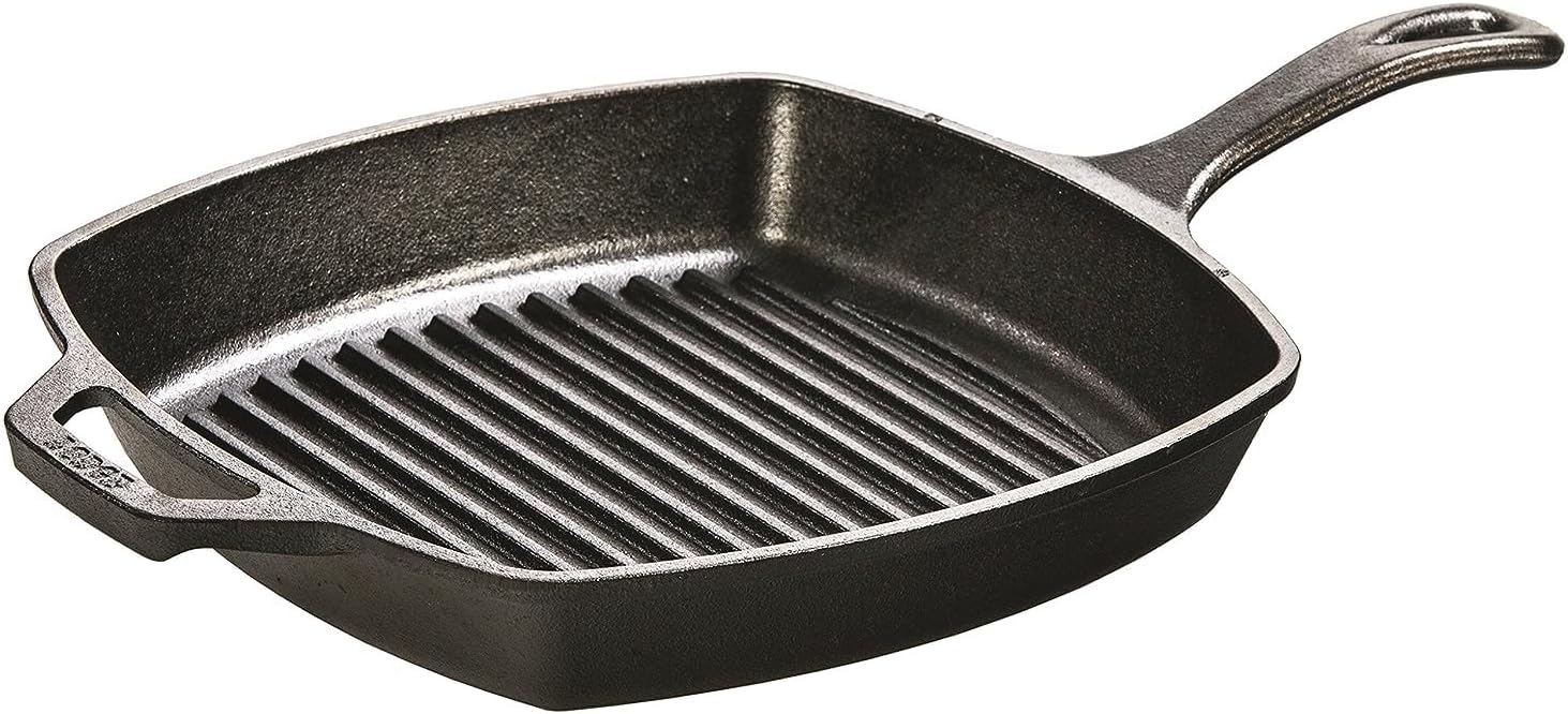how to cure cast iron grill pan