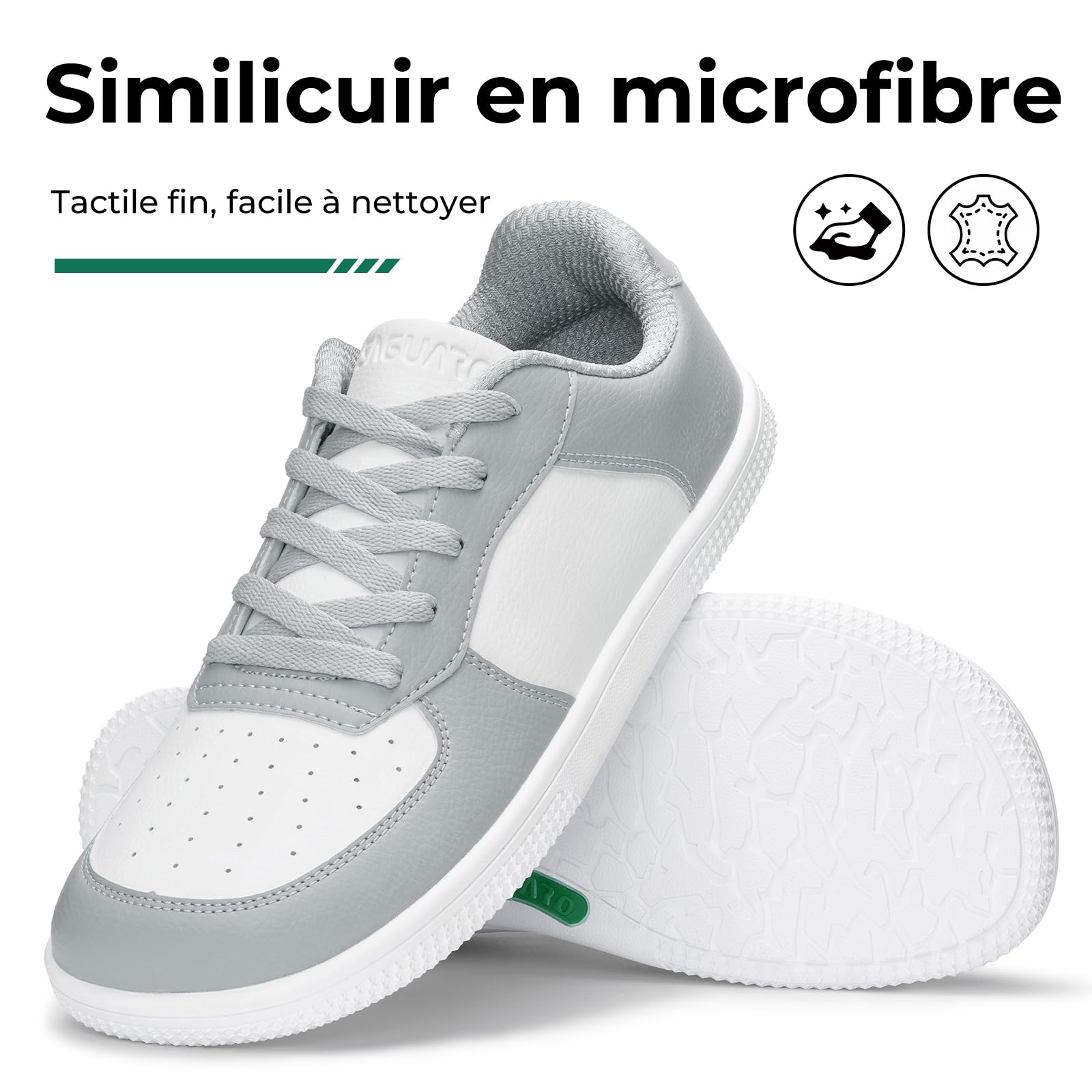 SAGUARO Unisexe Barefoot Shoes Casual Sneakers avec Wide Tox Box, Tailles 36-46