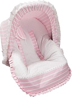 Babyline Oporto - Colchoneta para silla grupo 0, color rosa