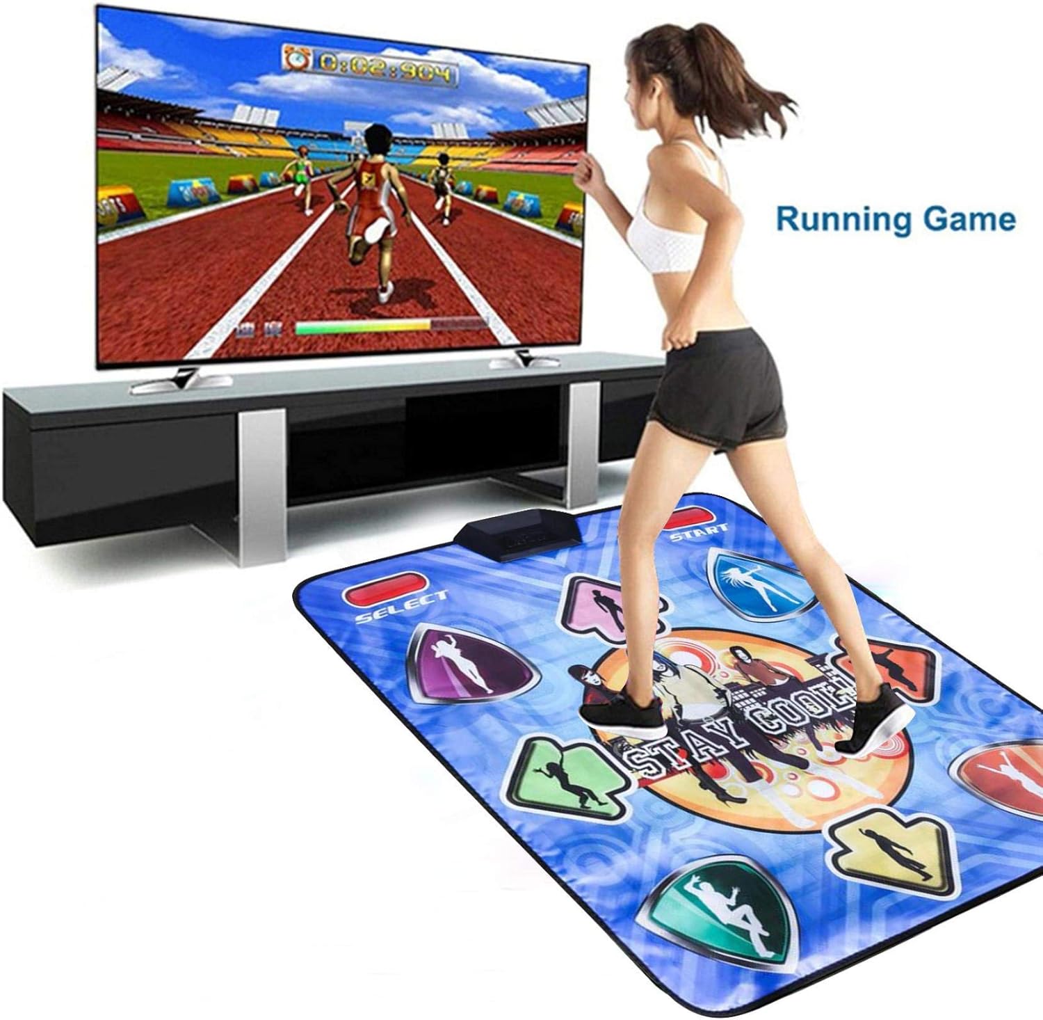 USB Wired Computer Dance Mat Computer Dance Mat for Adults and Kids Yoga Game Cover