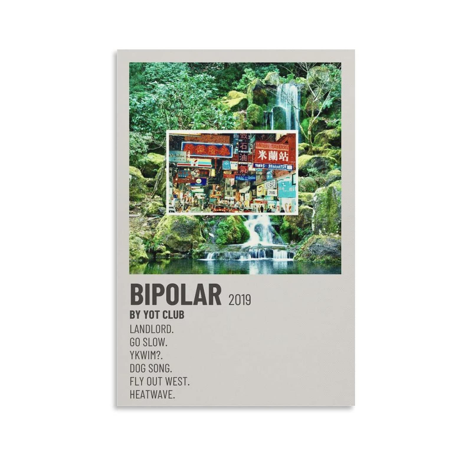 BURGHR Bipolar Yot Club Canvas Poster Wall Decorative Art Painting Living Room Bedroom Decoration Gift Unframe-style12x18inch(30x45cm)