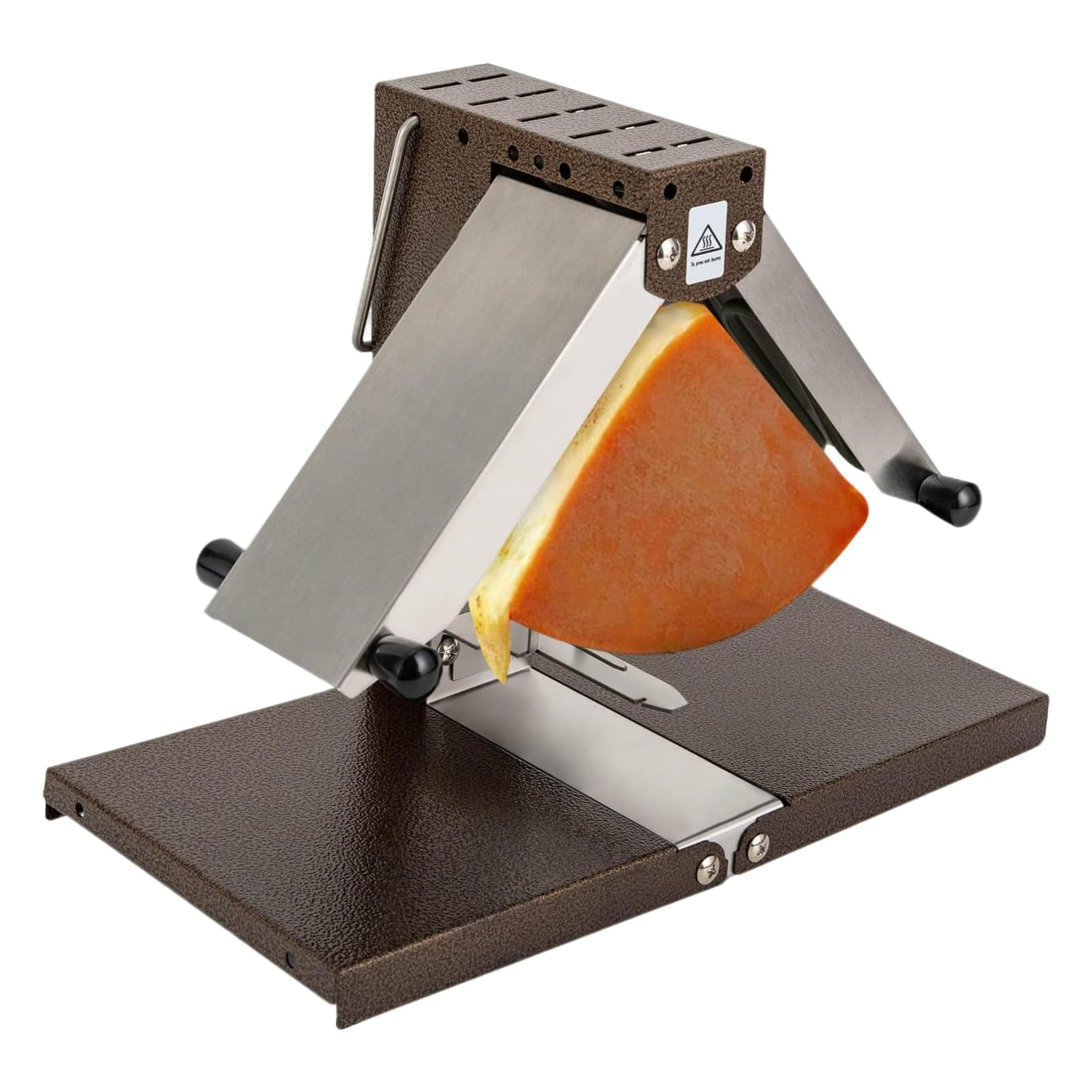 Fundidor de Queso, Fondue eléctrica Comercial de 900 W con Temperatura Ajustable para Queso Suizo de Media Rueda, dispensador de Fundido de Calidad para restaurantes