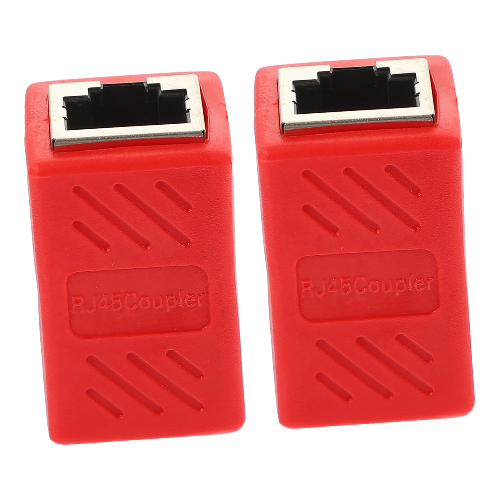 OSALADI 3sets Ethernet Cable Coupler Female to Female Adapter Cat5e/cat6 Abs Zinc Alloy Easy to Use 2pcs*3