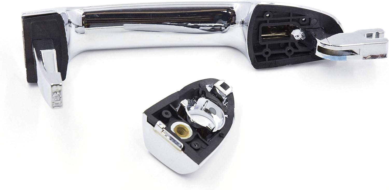 Set of 4 Front Rear Left Right Exterior Chrome Door Handle Set Compatible with Kia Spectra 2004 2009