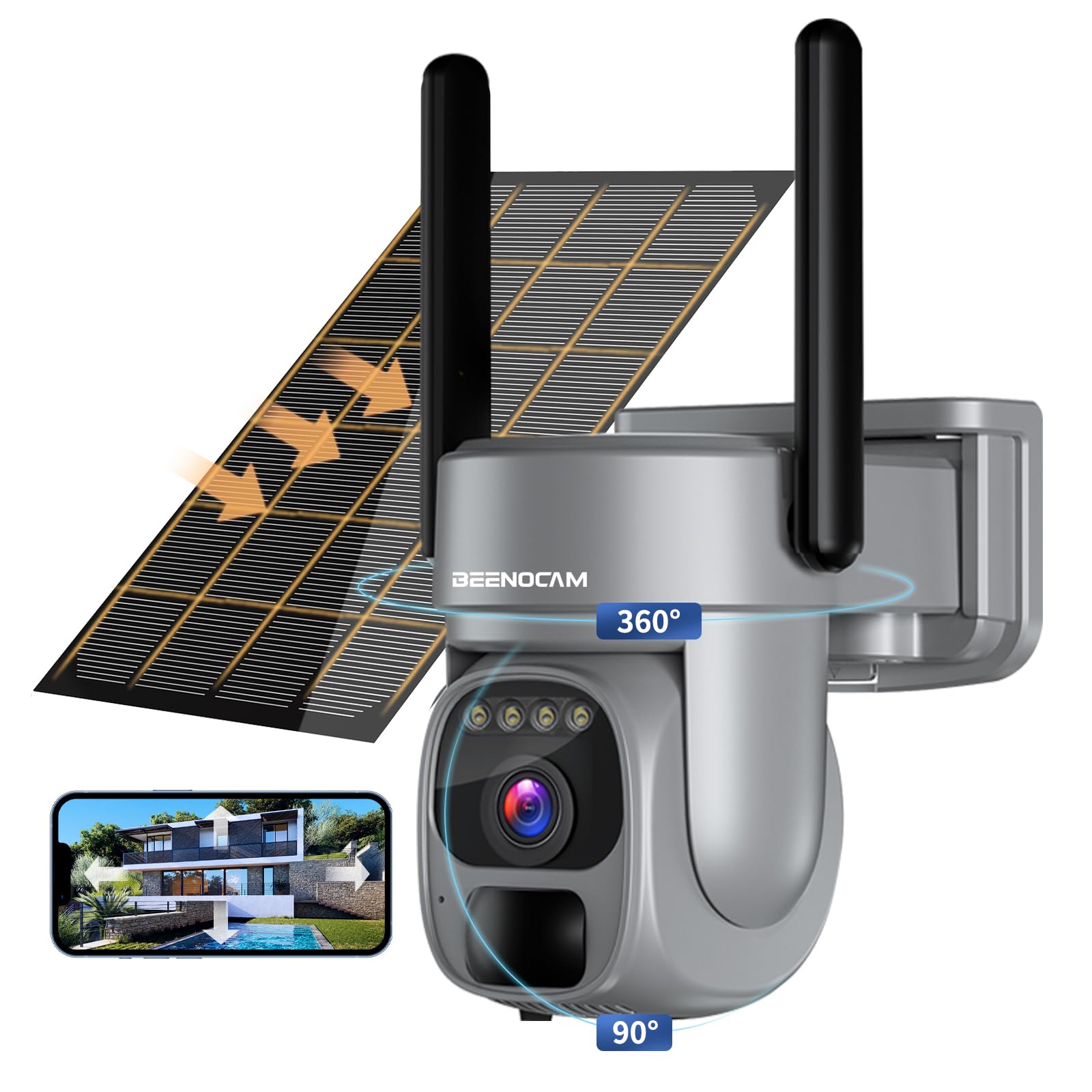 MB_N0040409P1 ソーラー充電防犯カメラ Wanscam HW0029 Outdoor Solar