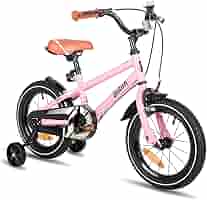Bicicletta Bambini 14/16 Pollici Con Stabilizzatori - Regalo Perfetto Per 3-7 Anni - Foto 4