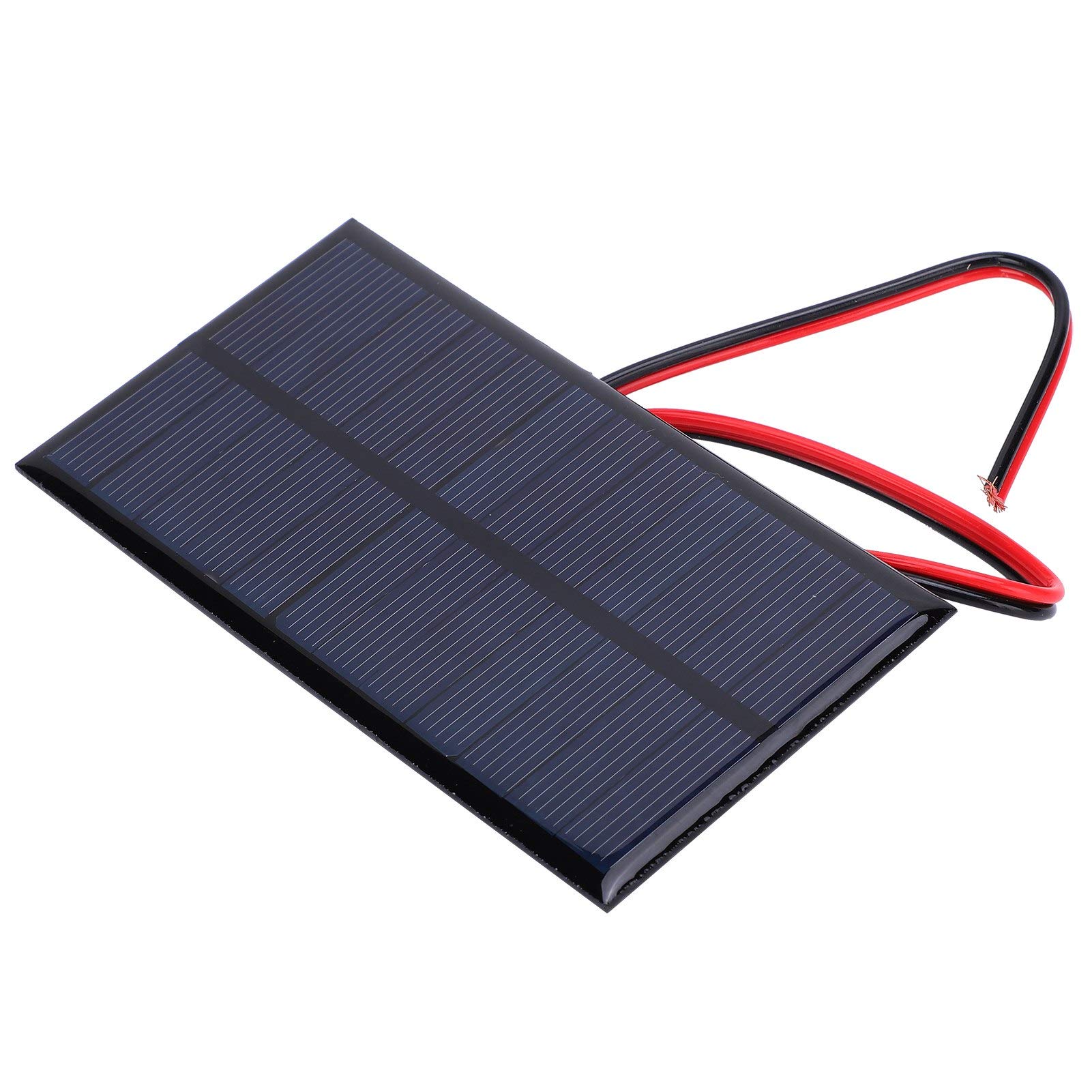 3 Pièces DC 6V, Module D'alimentation Polycristallin 9 V Solaire 1W Panneau Solaire Cellule Passe-temps Kit Jouet Silicium avec Câble de 30cm