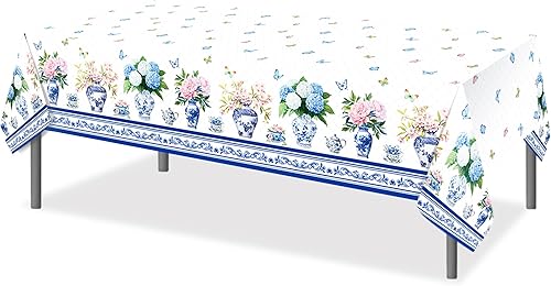 Miniatura 377 de CC HOME 1 pieza de mantel de plástico para fiesta de los 90 de 54 x 87 pulgadas de largo, mantel vintage retro de los 90 de hip hop, tema de 1990