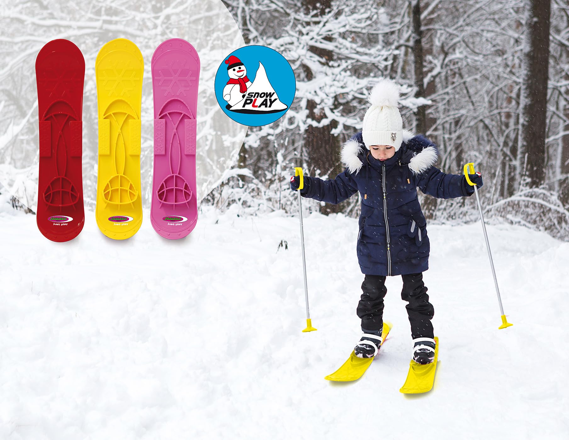 Jamara Snow Play Funny Carve 1st Step 42cm Amarillo