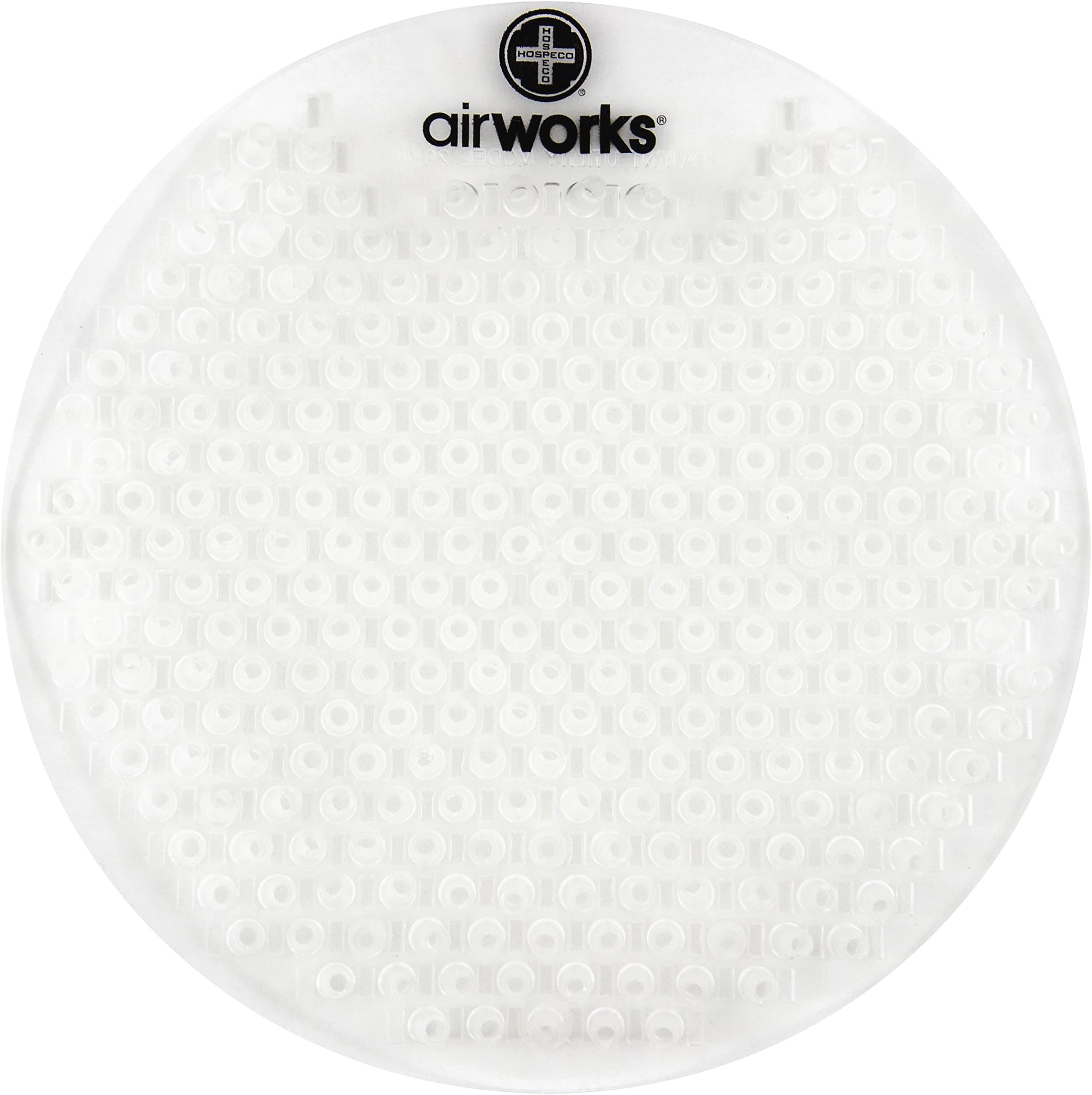 airworks AWSFUS233-BX Splash Free Urinal Screen, Sunburst, 0.22 lb, 8" Height, 6" Width, Clear (Pack of 10)