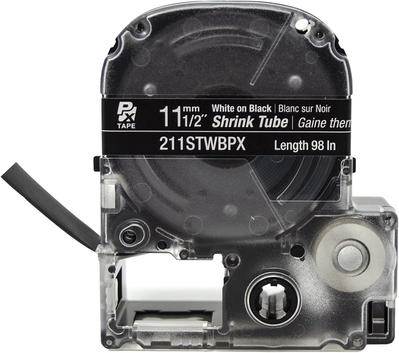 LABELWORKS 211STWBPX Shrink Tube AWG 2-8 White on Black Shrink Tube - 1/2" (11MM) Wide, 96" - Image 4