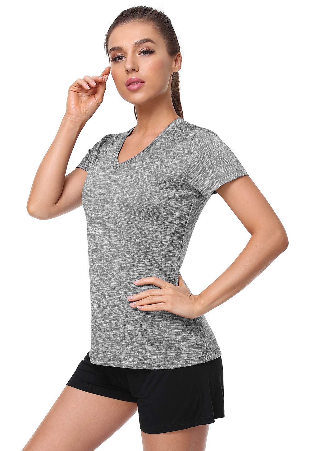 Star Vibe 3 Stücke Sport Shirts Für Damen Fitness Yoga Tshirt Damen Atmungsaktive Women's Activewear Yoga Kurzarm