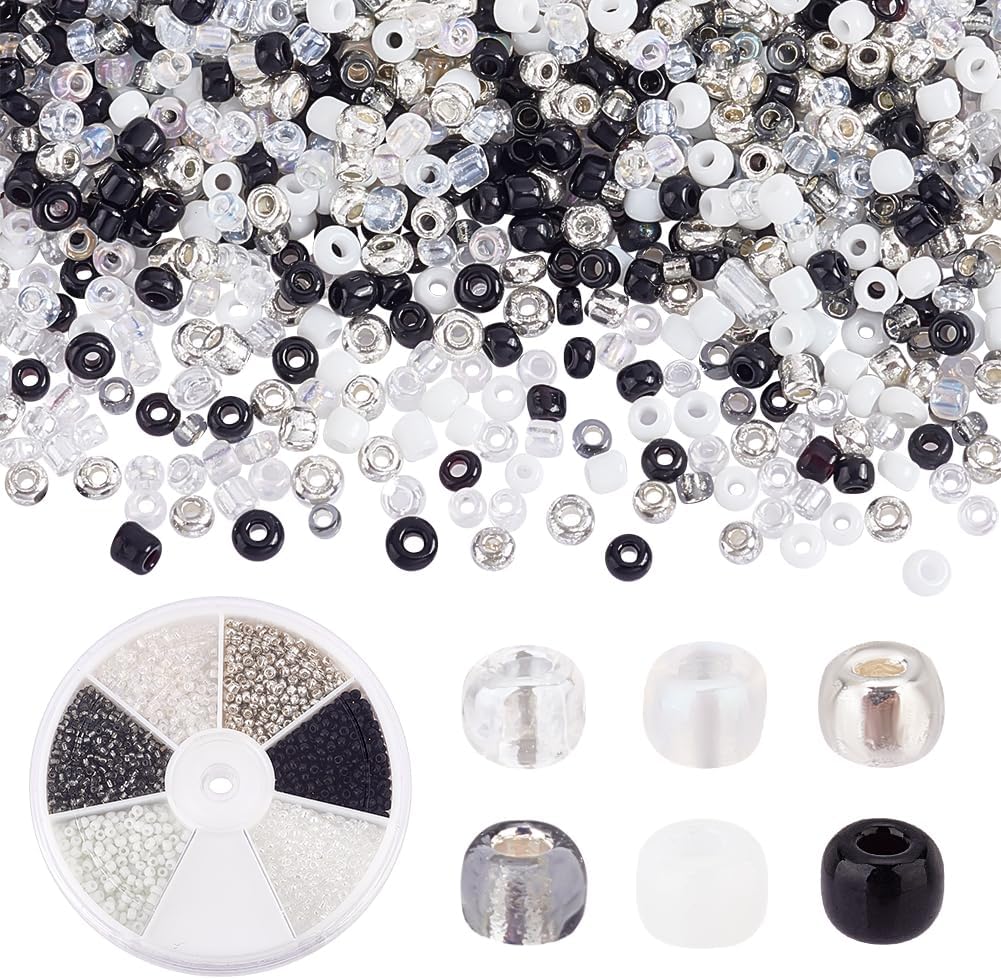 PH PandaHall 944pcs Perles De Verre 8mm Pour Bracelets 18
