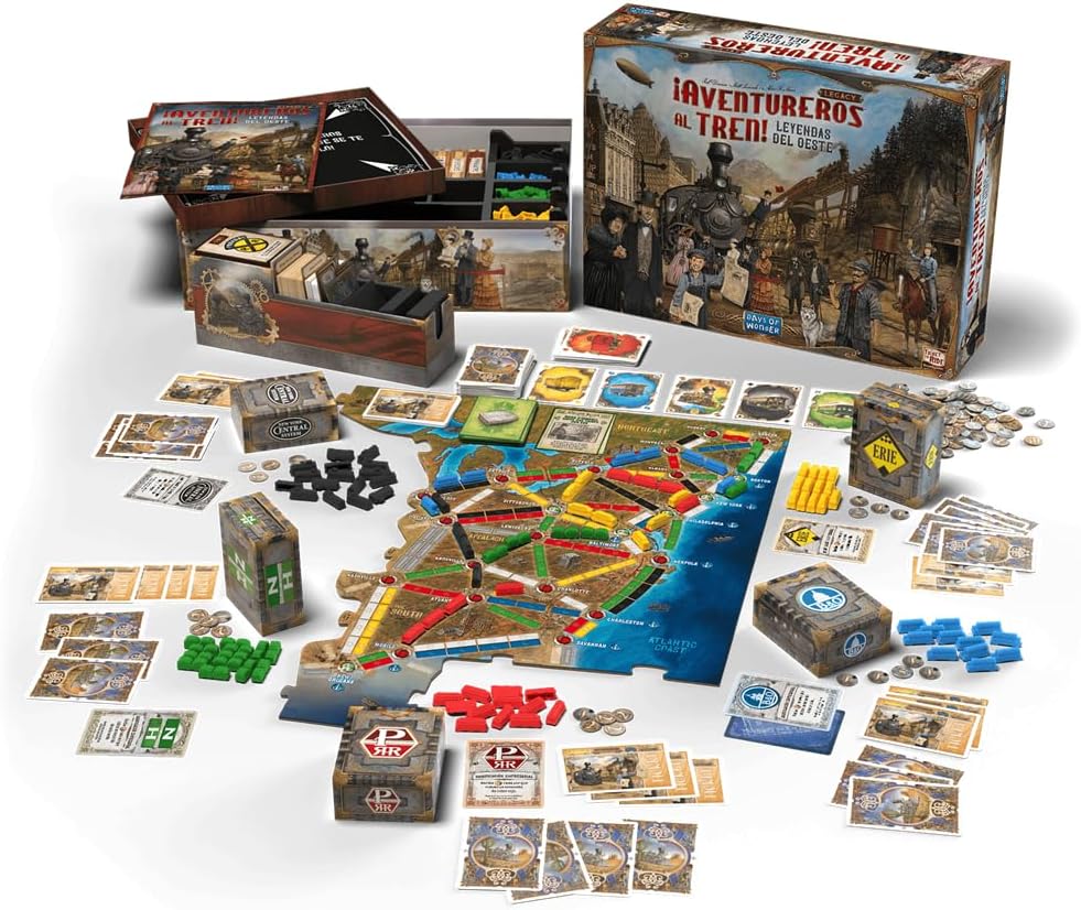 #Juegodemesa ¡Aventureros al Tren! Leyendas del Oeste por 82,09€