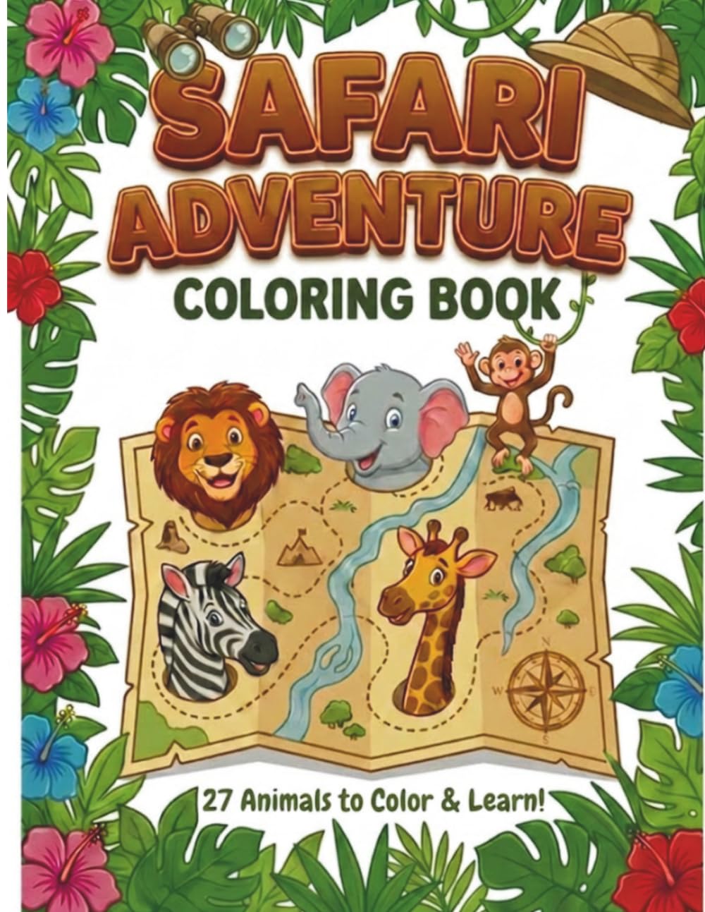 Safari Adventure Coloring Book