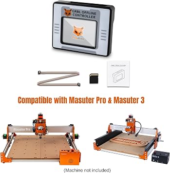 FoxAlien CNC Offline Controller for Masuter Pro and Masuter 3, Offline Control Module with Touchscreen LCD GRBL Control for FoxAlien CNC Router Engraving Machine