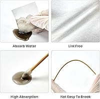 Vista 3 de PINGMIC Gun Cleaning Supplies in Box - Pistol Swabs & 9mm Cleaning Patches Combo Pack, Includes 6" Long Swabs and 2" Lint-Free Patches, Universal