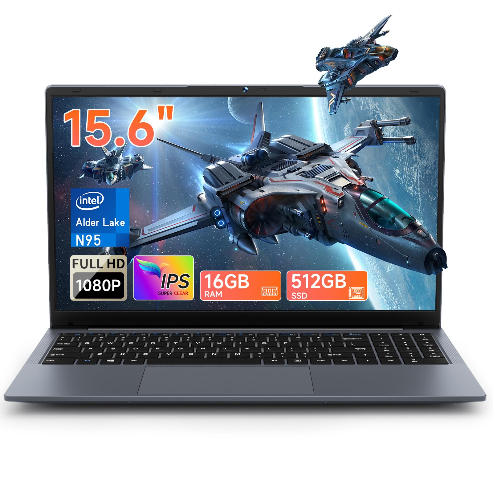 Amazon.com: Bmax Notebook 15.6” Laptop PC, 16GB DDR4 512GB SSD