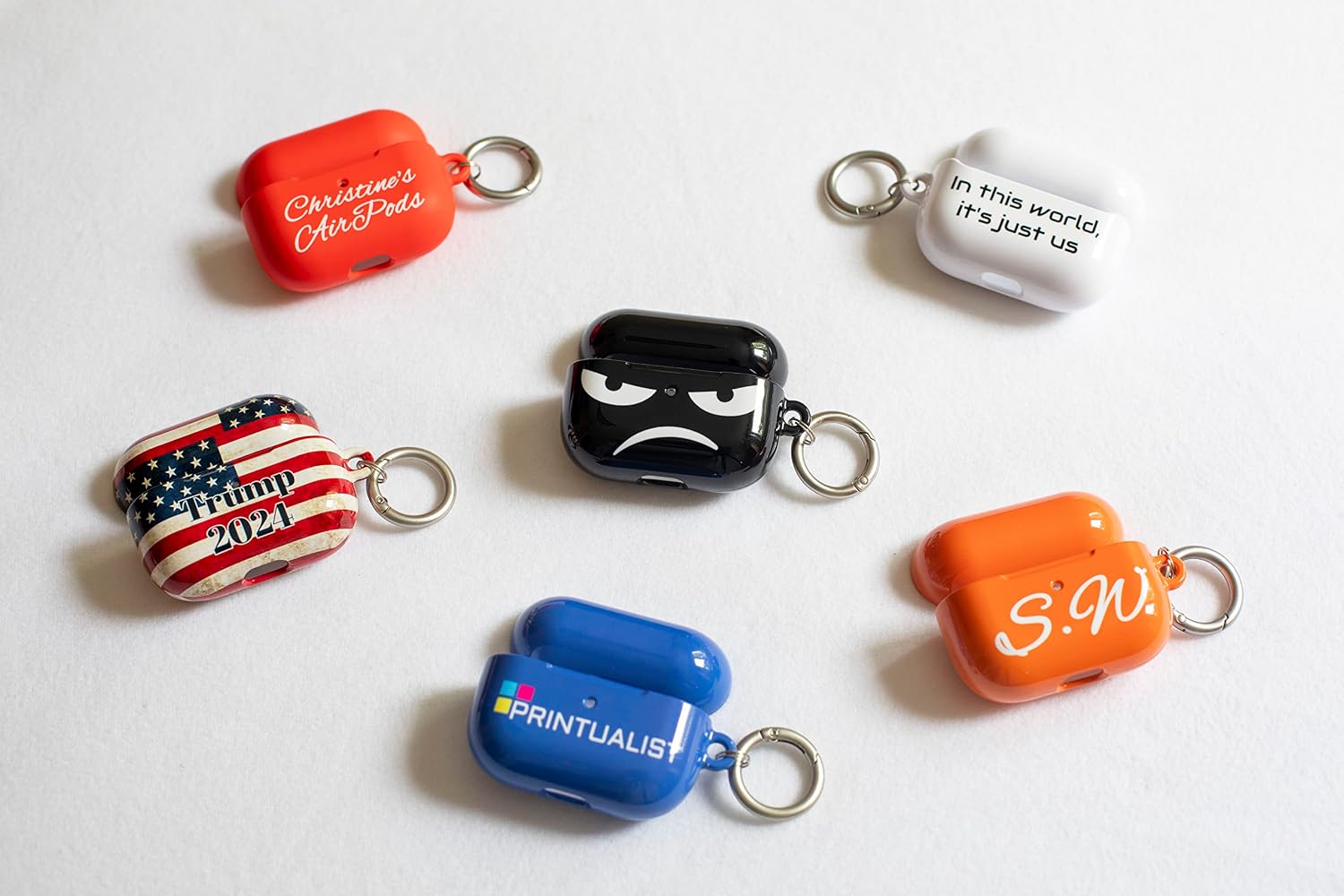 Printualist Custom Song Case for Apple Airpods - Personalized Case Compatible with AirPods Keychain Choose Your Favorite Song Add Music Artist for Men or Women image 5