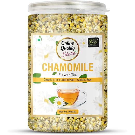 Online Quality Store Chamomile Flower Tea 100g Caffeine Free