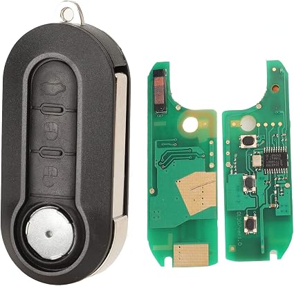 Clé Complète Avec Électronique à Programmer Compatible Ford Transit 4D63 434MHz - Télécommande Vierge Haute Qualité ProPlip