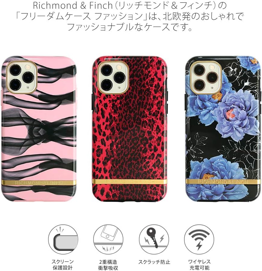 Richimond & Finch RF17993i61R iPhone 11 Case, Back Cover, Freedom Case, Fashion Pink Knots (Pink Knot), 6.1 Inches, iPhone