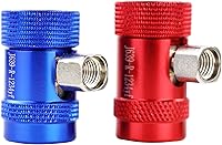 Vista 3 de Reemplazo manual rápido del adaptador del conector del acoplador del compresor R1234yf de la CA para el refrigerante del A/C
