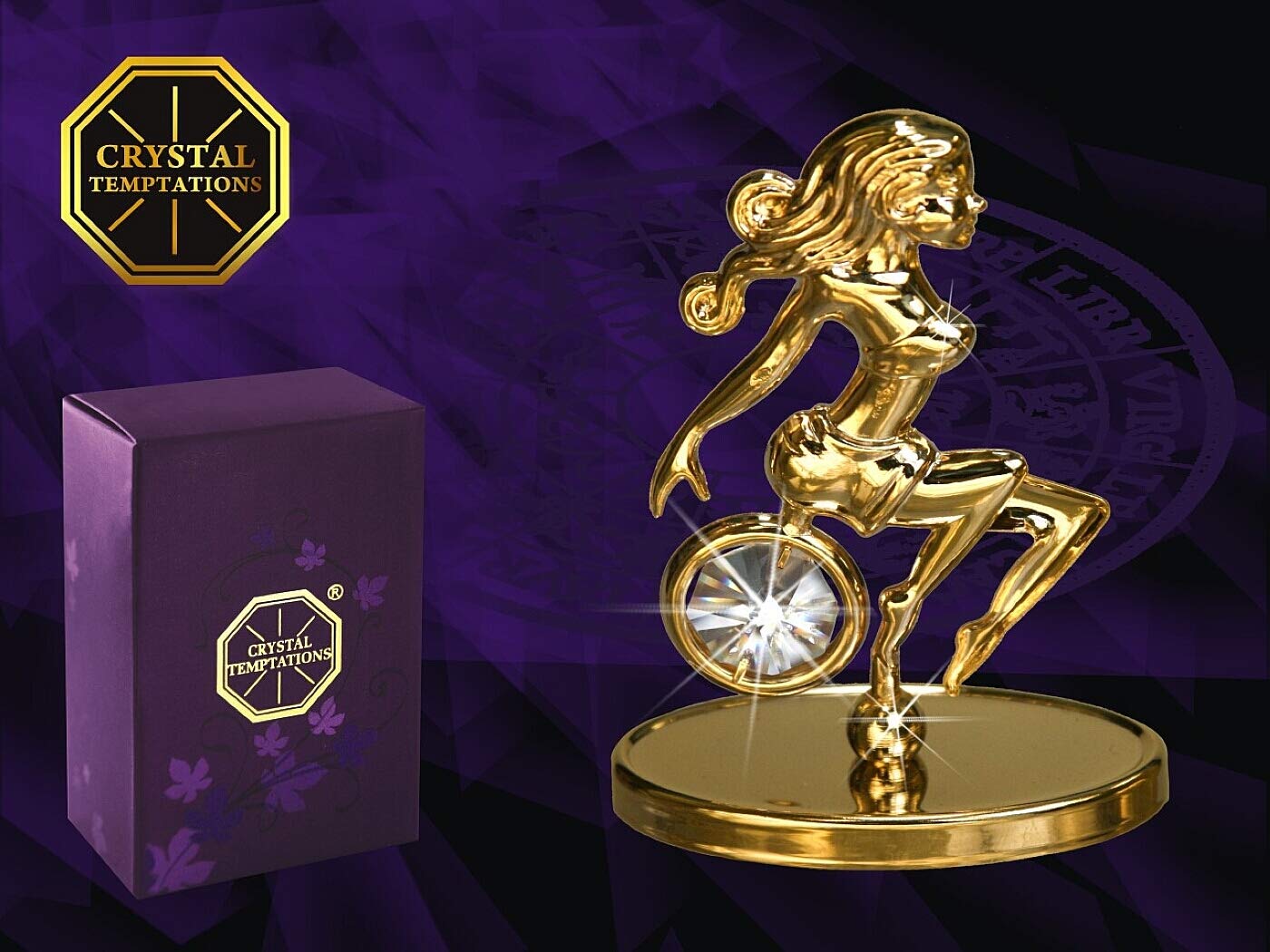 Crystal TemptationsVirgin figurine embellished with crystals from Swarovski