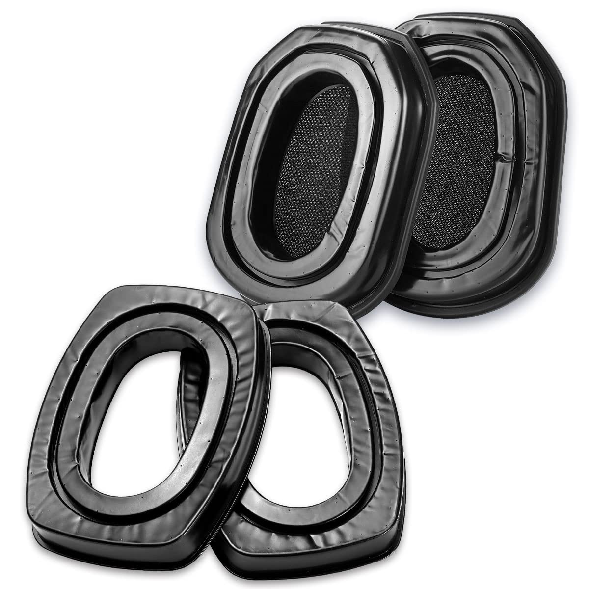 Hocazor Replacement Gel Ear Pads Fit for Awesafe/Howard Leight/Walker's Razor/Actfire Shooting Ear Protection