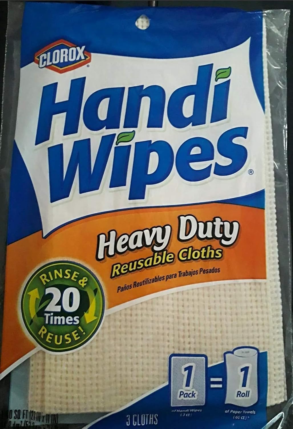 Handi Wipes Heavy Duty 3Ct 6-Pack
