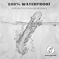 Vista 6 de Funda reutilizable para pene con anillo vibrador, manga transparente de 9.1 cm para pene, extensor de anillo de pene, agrandador ultra suave