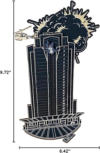 Miniatura 8 de Die Hard Calendario de Adviento  Hans Gruber Falling off off off Nakatomi Plaza, calendario de Adviento de Navidad y Halloween 2024, calendario de