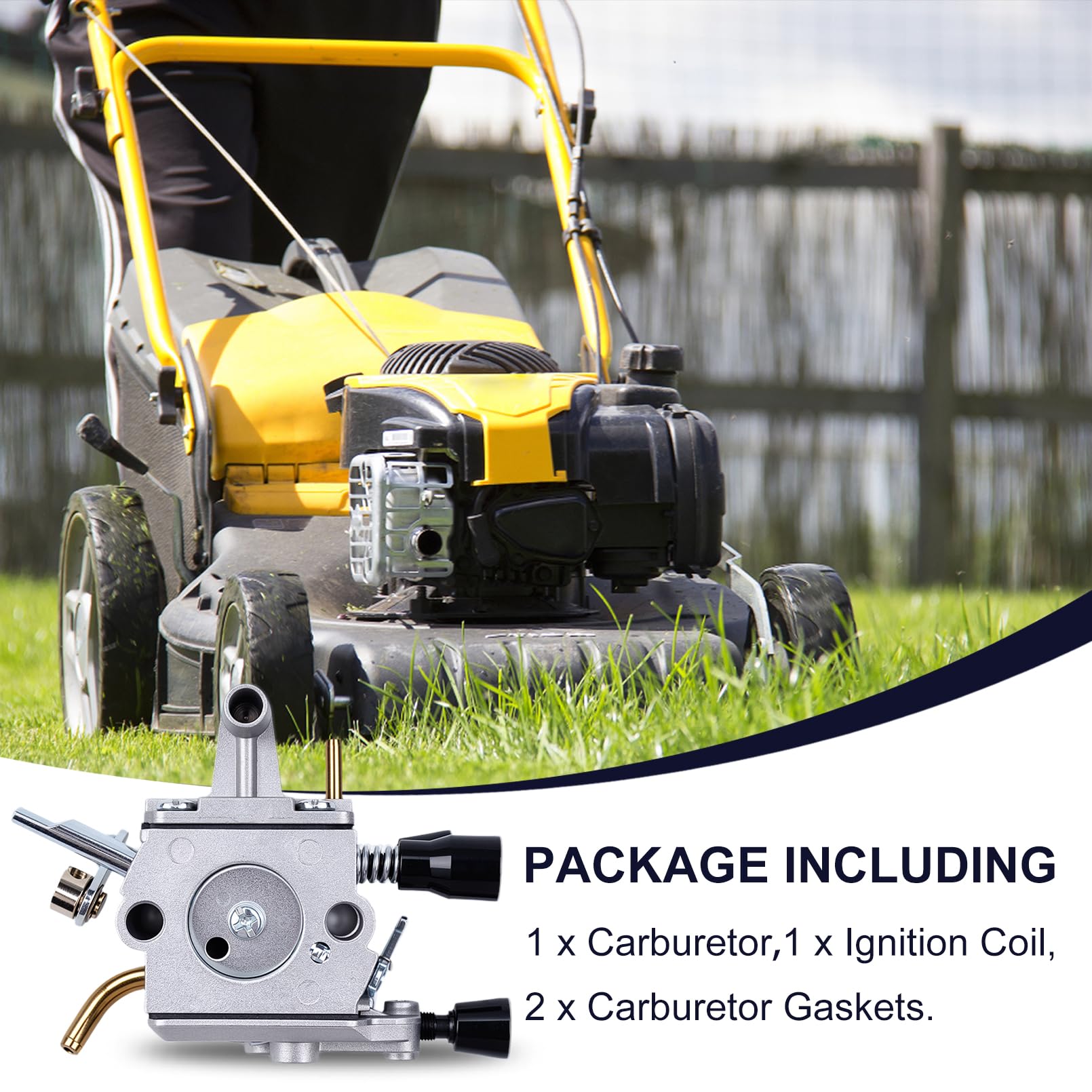 Zestaw cewki zapłonowej gaźnika, do kosiarki Stihl Fs120, Fs200, Fs250, Fs300, Fs350, 4134 120 0603, 41341200604, 41344001301