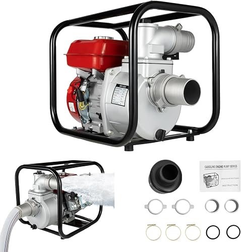 7,5 CV Pompe à Eau Thermique 4 Temps Eaux Usées Motopo Goddlgjik