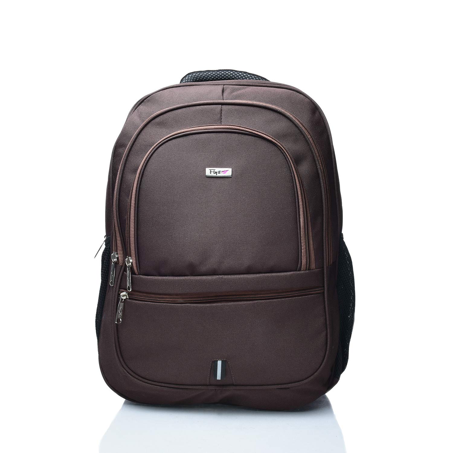 FLYIT Rich Chocolate Brown Laptop Backpack Bag 32 LTR | School | College | Office Backpack for Men, Women, Girls & Boys - Rich Brown Color